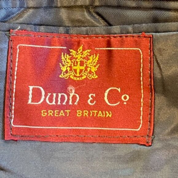 Dunn & Co Vintage Men's Blazer Wool London Crested Coat of Arms 2 Button - Picture 8 of 9